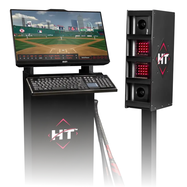 HitTrax baseball simulator system at D1 Sports Center